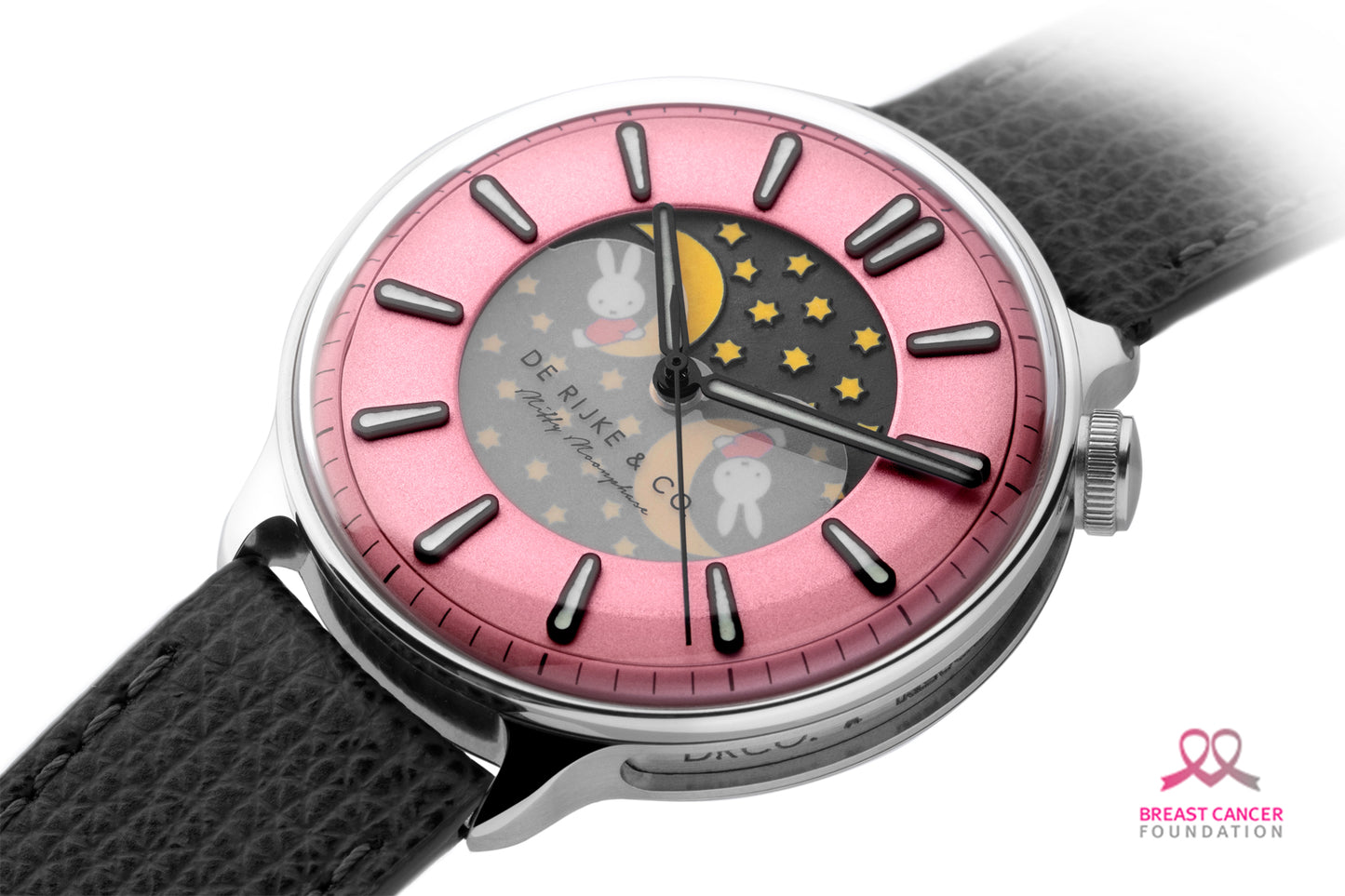REVOLUTION x De Rijke & Co. Miffy Double Moonphase “Black & Pink”