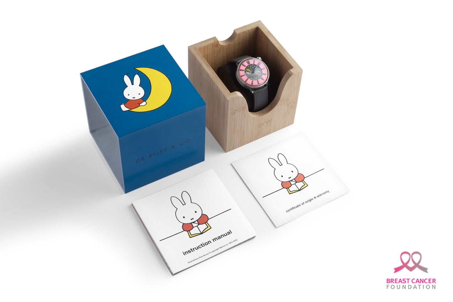 REVOLUTION x De Rijke & Co. Miffy Double Moonphase “Black & Pink”
