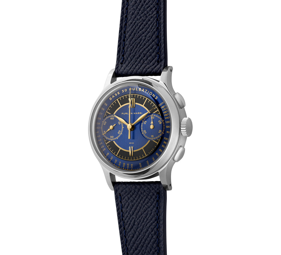 Furlan Marri x Auro x Revo - Flyback Chronographs 3199-A ‘Honey Blue Flyback’