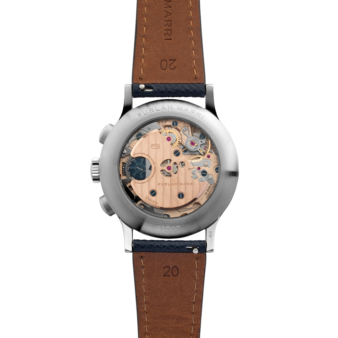 Furlan Marri x Auro x Revo - Flyback Chronographs 3199-A ‘Honey Blue Flyback’