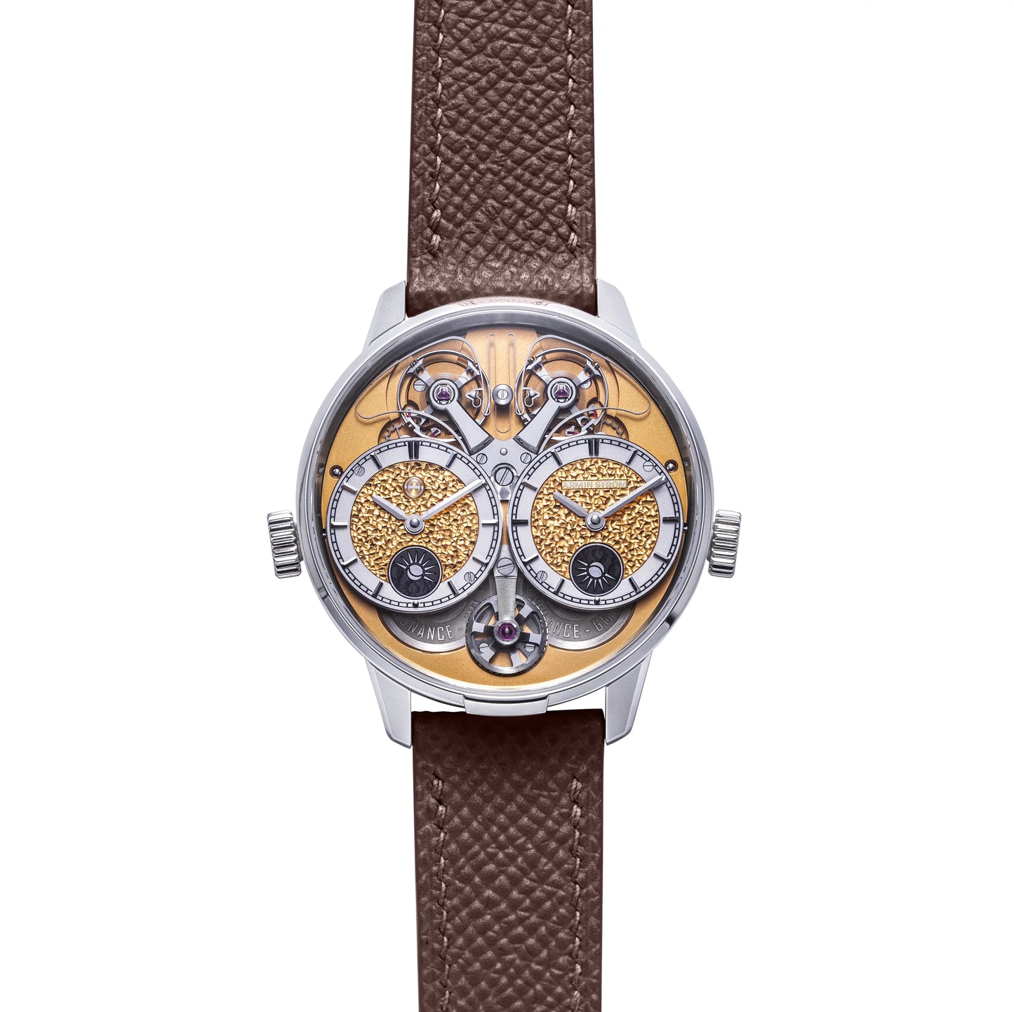 Armin Strom × Revolution Dual Time GMT Resonance “Tremblage”