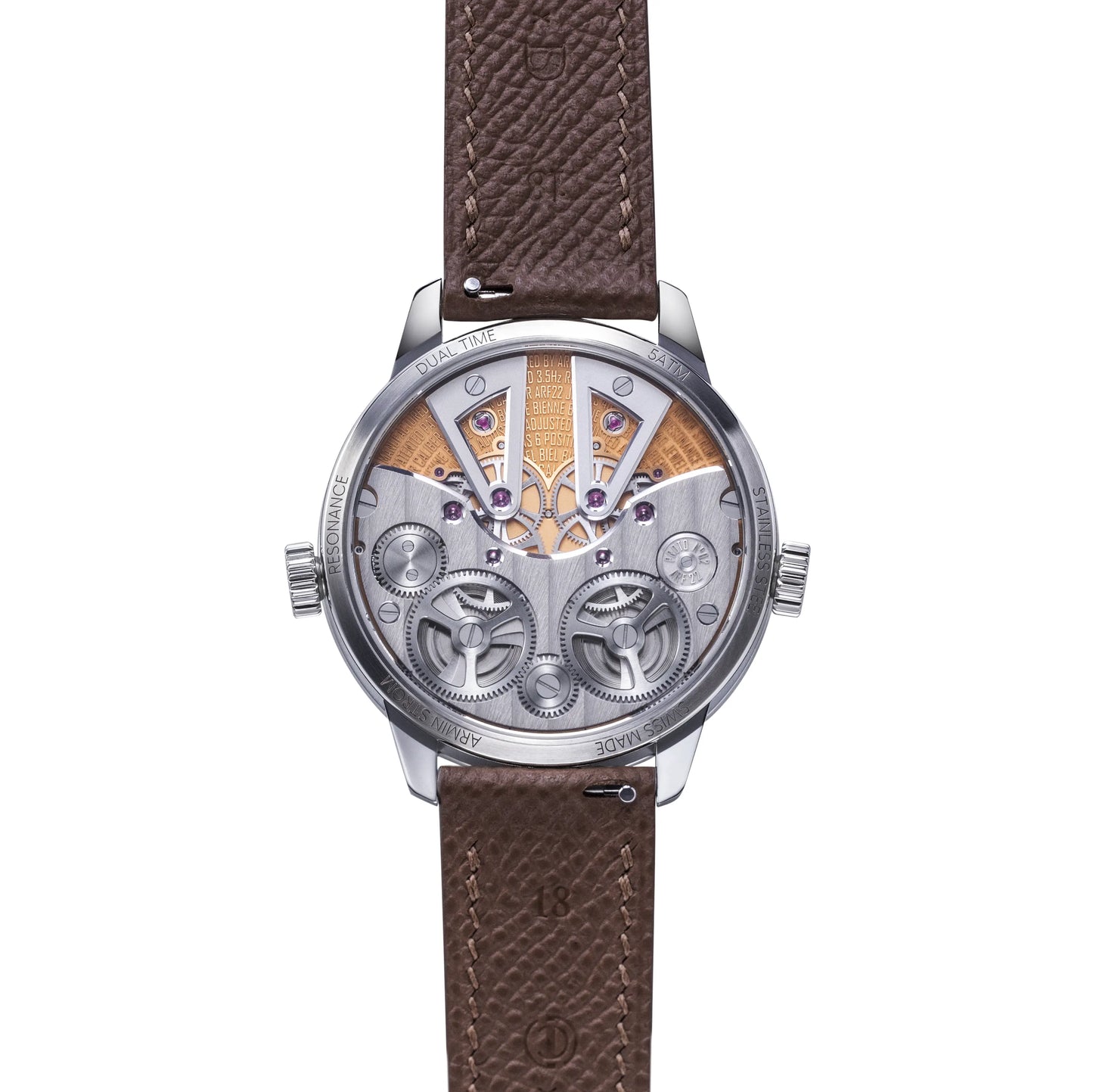 Armin Strom × Revolution Dual Time GMT Resonance “Tremblage”