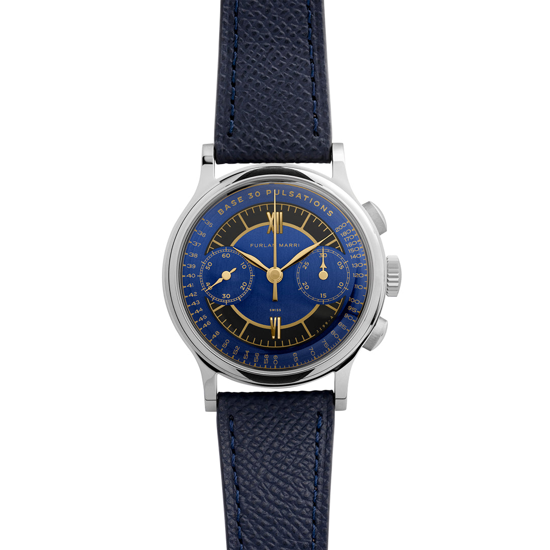 Furlan Marri x Auro x Revo - Flyback Chronographs 3199-A ‘Honey Blue Flyback’