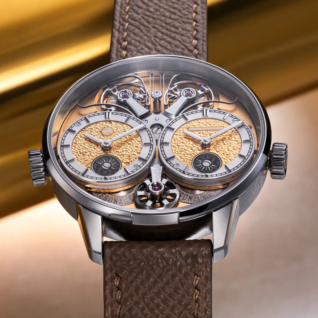 Armin Strom × Revolution Dual Time GMT Resonance “Tremblage”