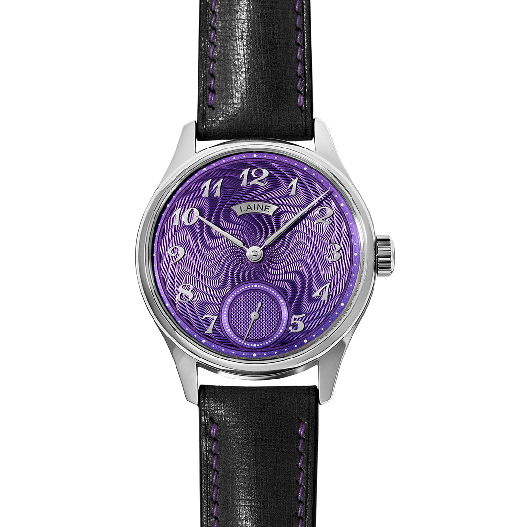 Laine x Revolution Purple Dial Double Guilloché "One Love" (Breguet)