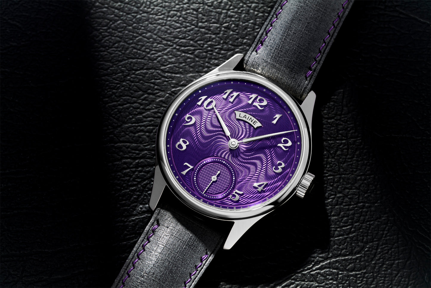 Laine x Revolution Purple Dial Double Guilloché "One Love" (Breguet)