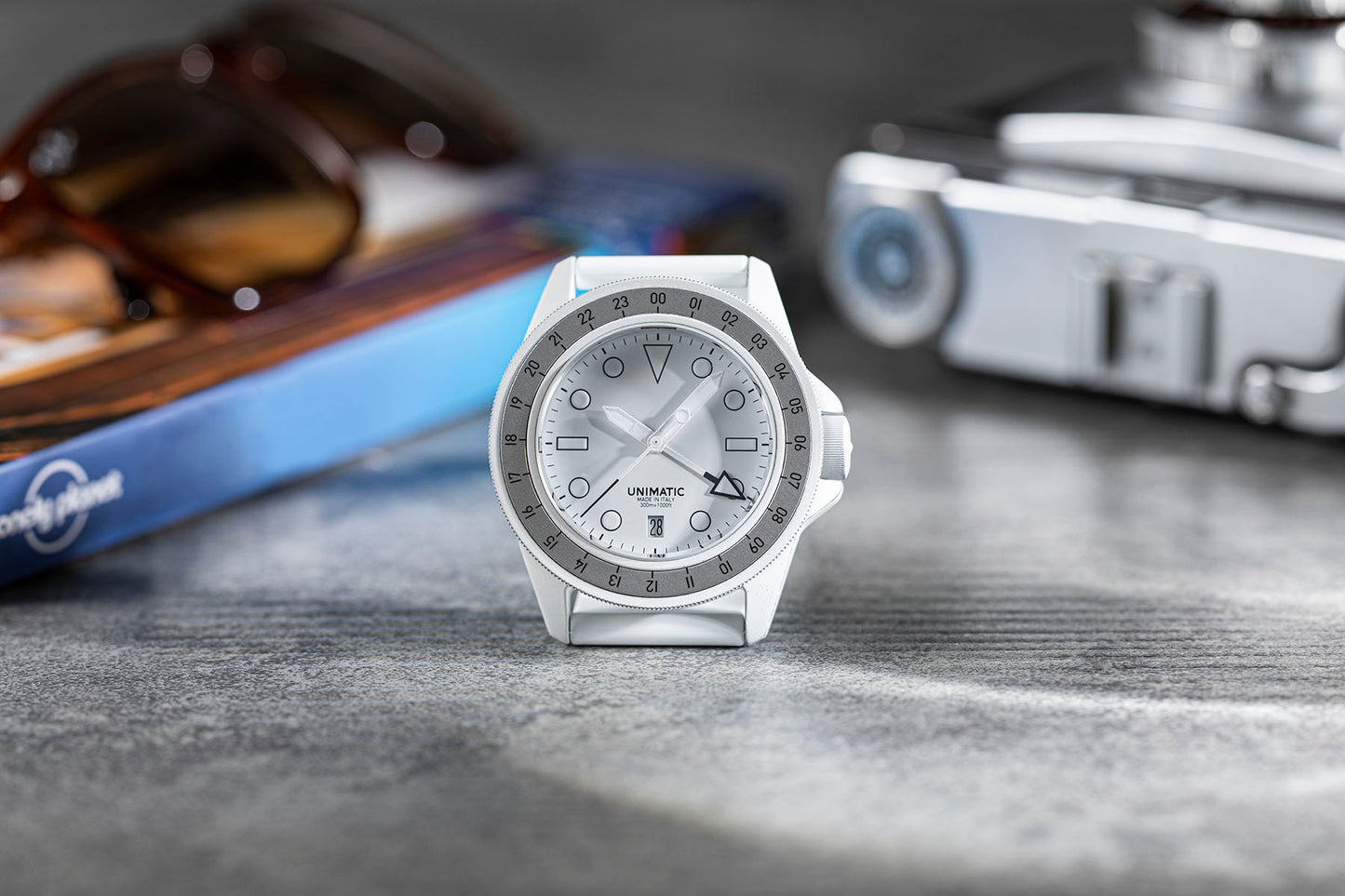 Unimatic x Revolution & The Rake U1 GMT "Arctic Fox"