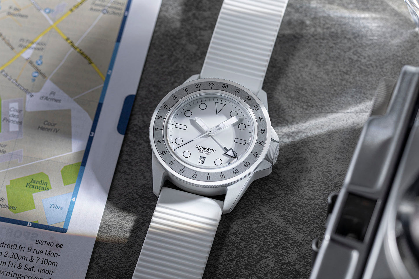 Unimatic x Revolution & The Rake U1 GMT "Arctic Fox"