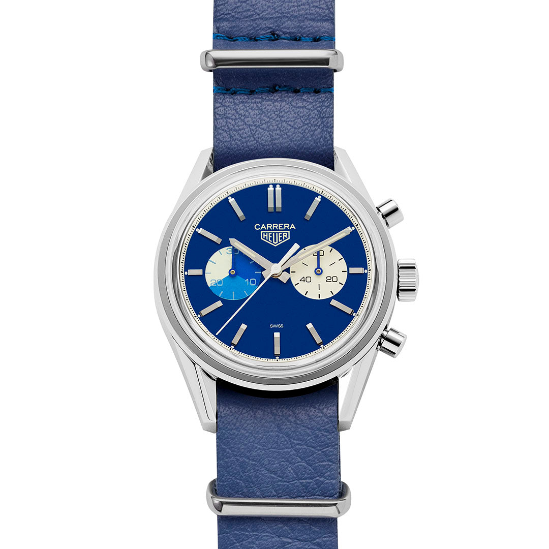 Carrera Chronograph “Blue Dreamer”, TAG Heuer x The Rake & Revolution