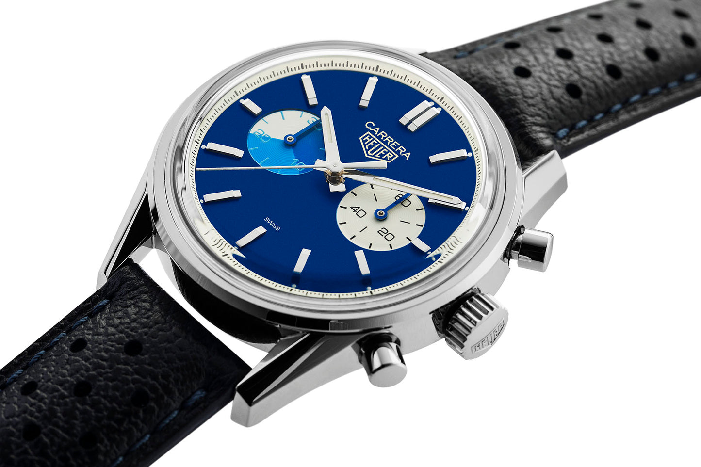 Carrera Chronograph “Blue Dreamer”, TAG Heuer x The Rake & Revolution