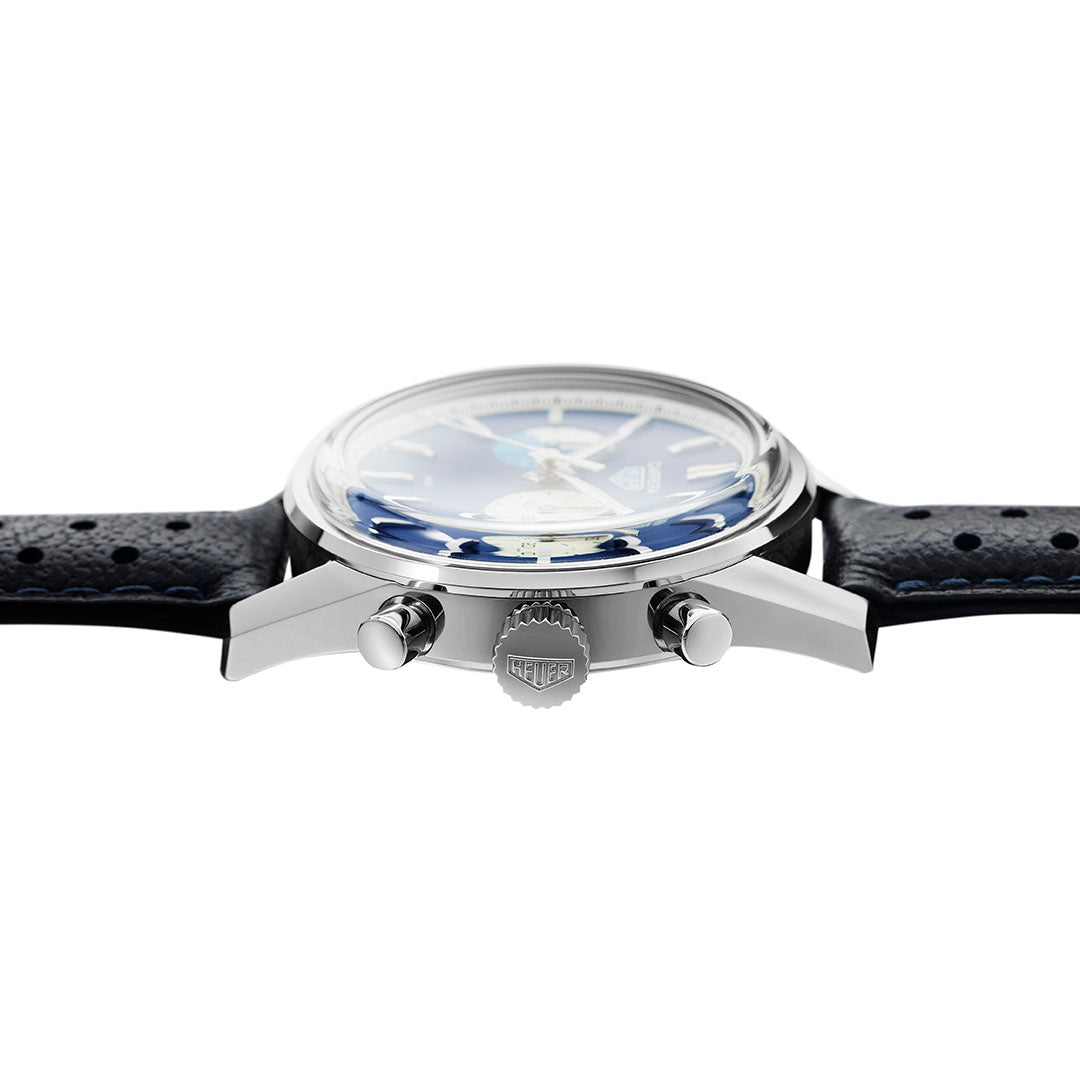 Carrera Chronograph “Blue Dreamer”, TAG Heuer x The Rake & Revolution