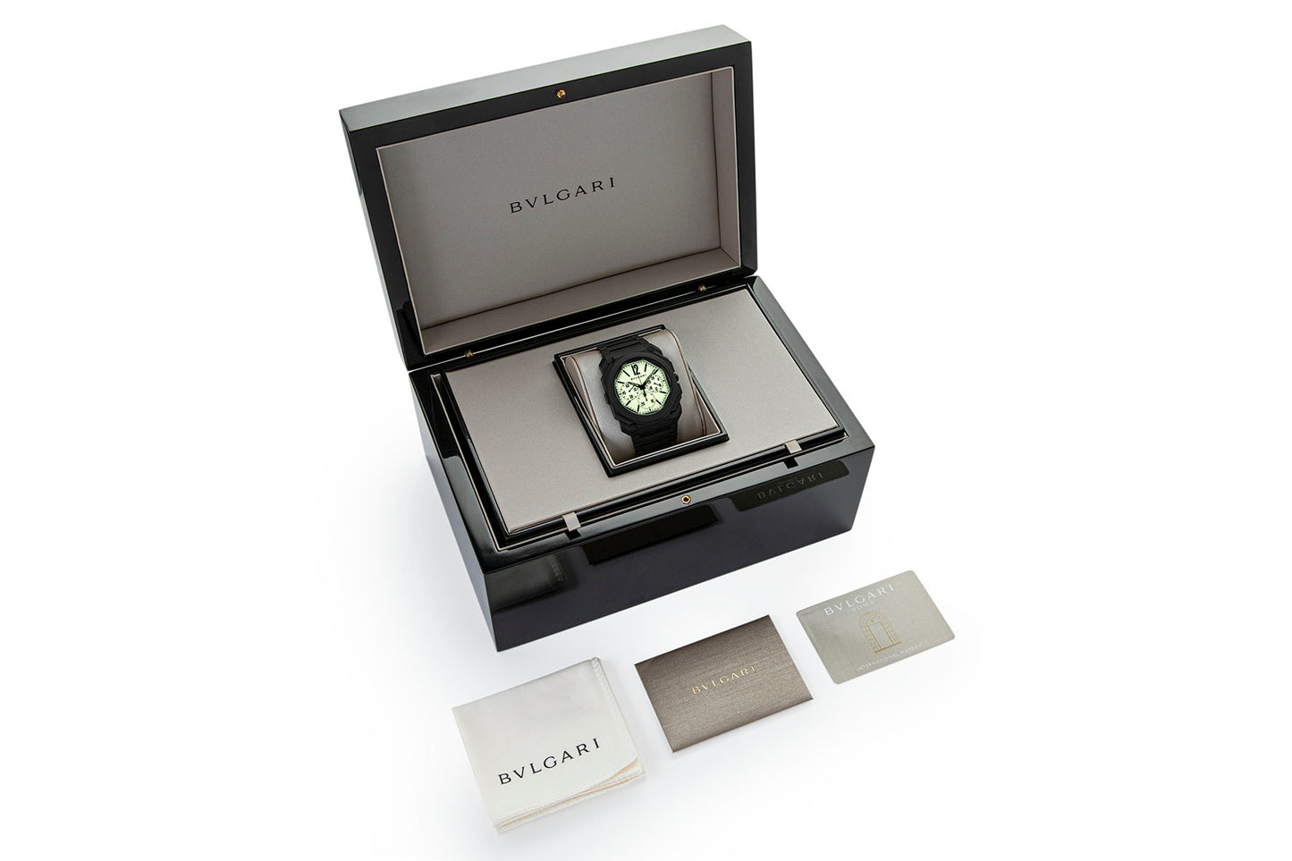 Bvlgari Octo Finissimo Ceramic Chronograph GMT “Nuclear Option” for Revolution & The Rake