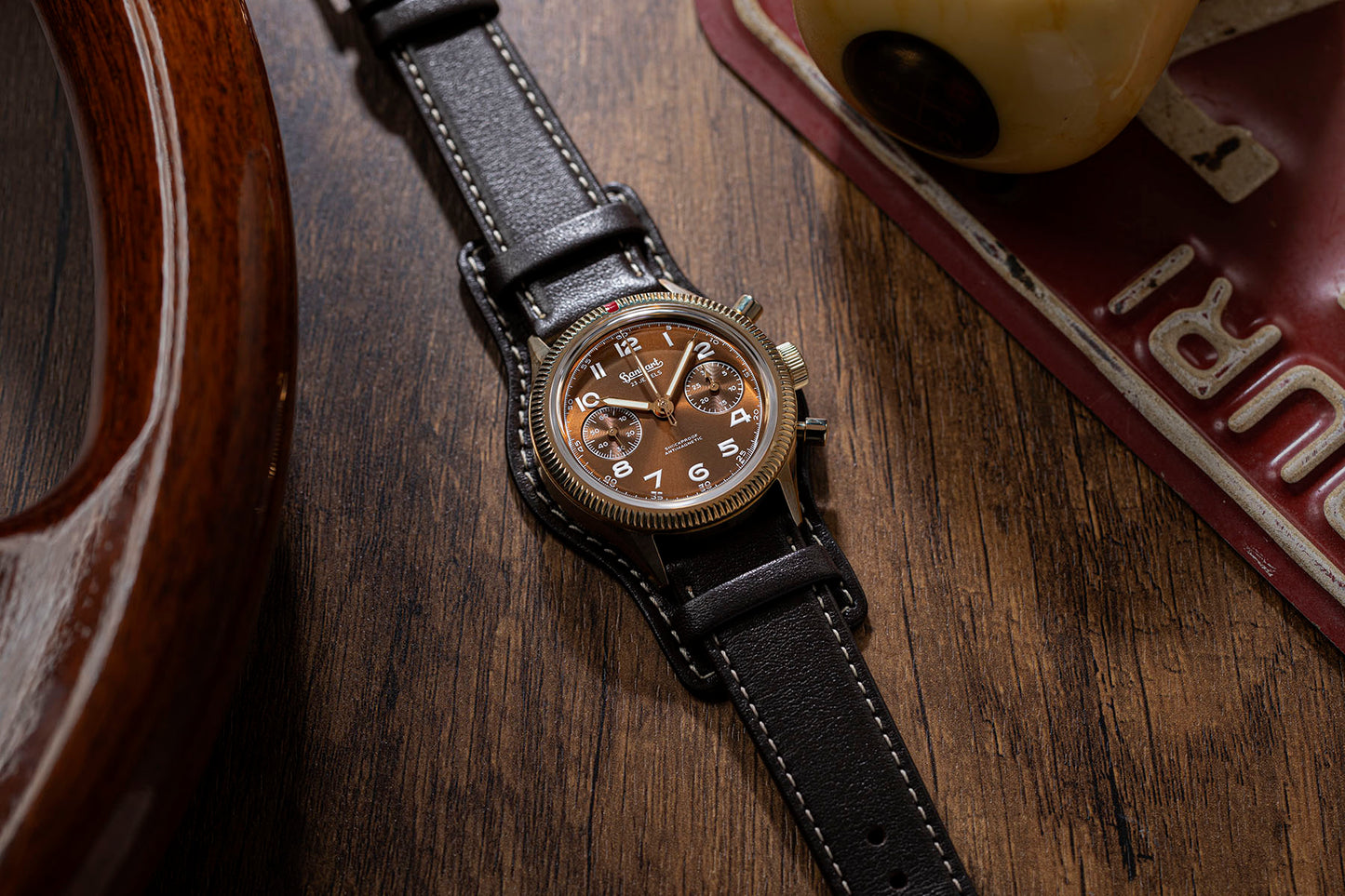 Hanhart 417 Chronograph Edition No. 2 "Copperhead" x Revolution & The Rake