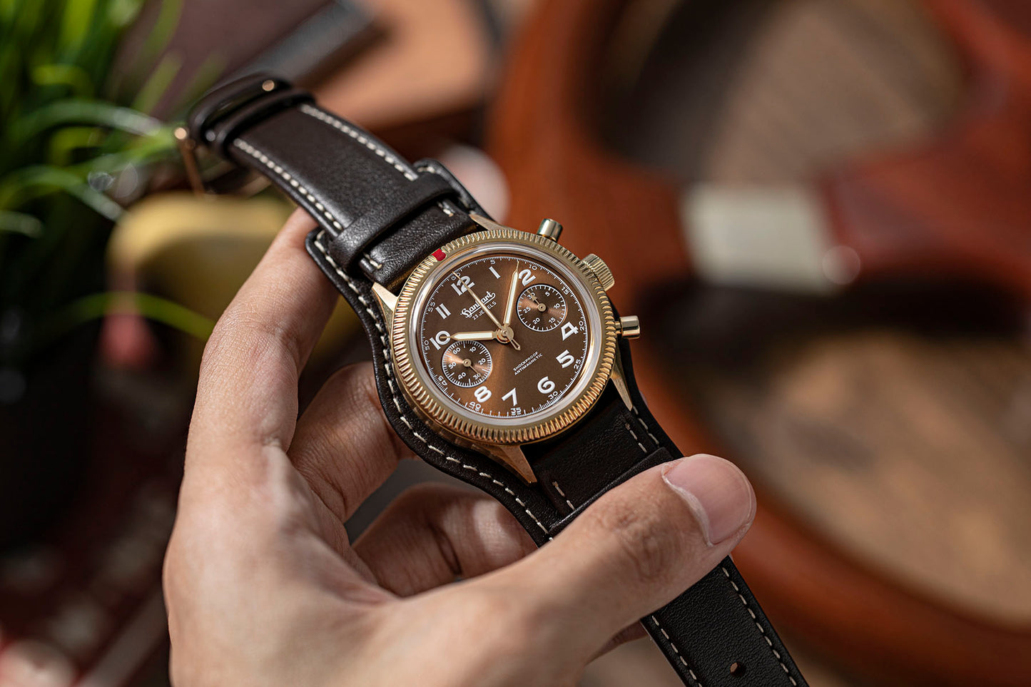 Hanhart 417 Chronograph Edition No. 2 "Copperhead" x Revolution & The Rake