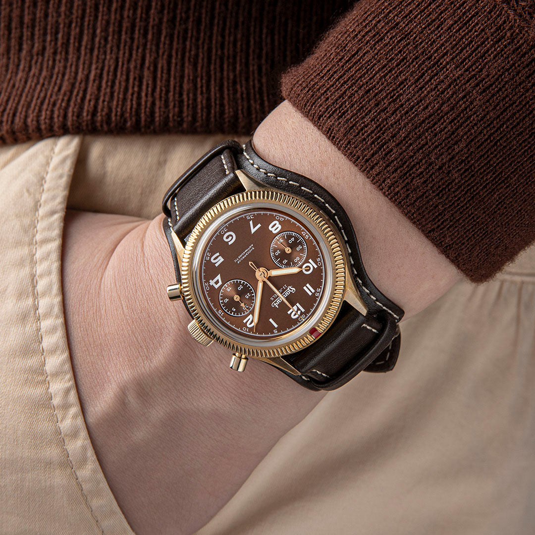 Hanhart 417 Chronograph Edition No. 2 "Copperhead" x Revolution & The Rake