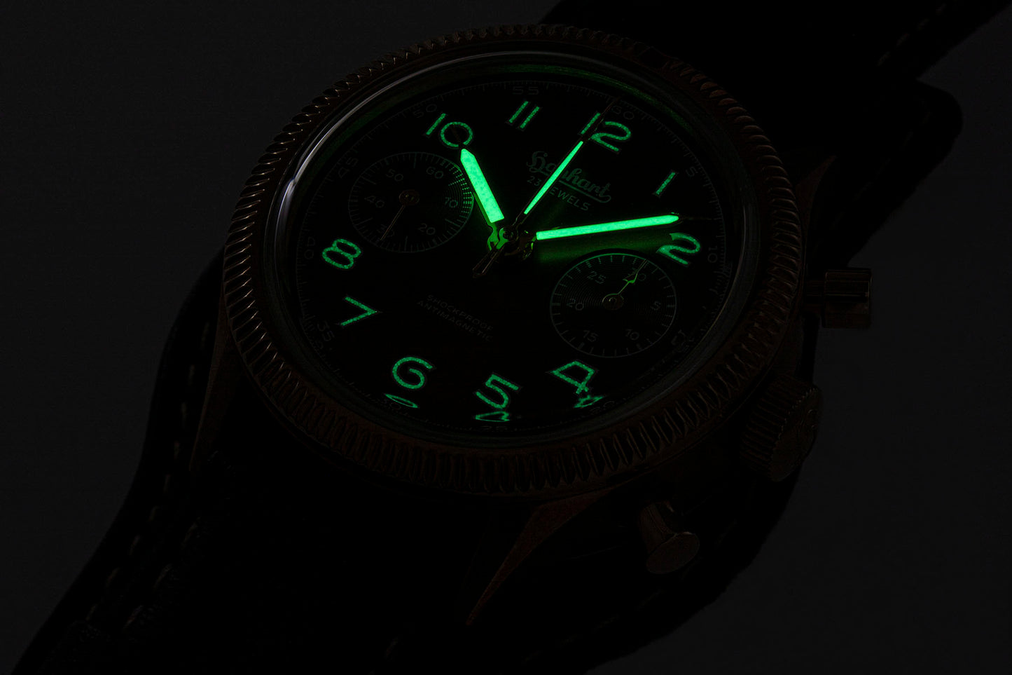 Hanhart 417 Chronograph Edition No. 2 "Copperhead" x Revolution & The Rake