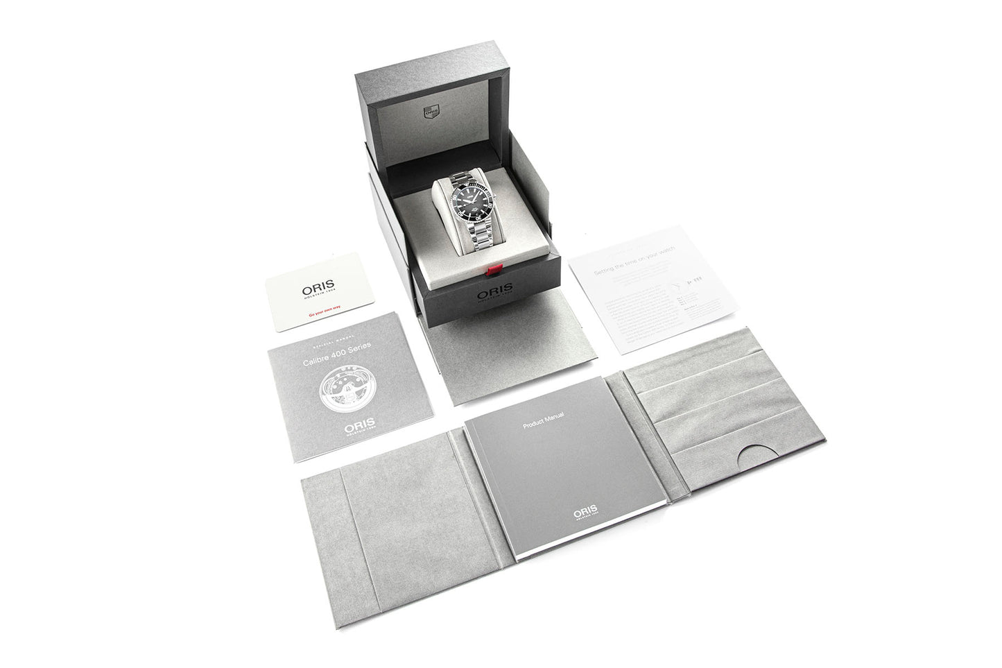 ORIS Aquis Date Caliber 400 with Stainless Steel Bracelet