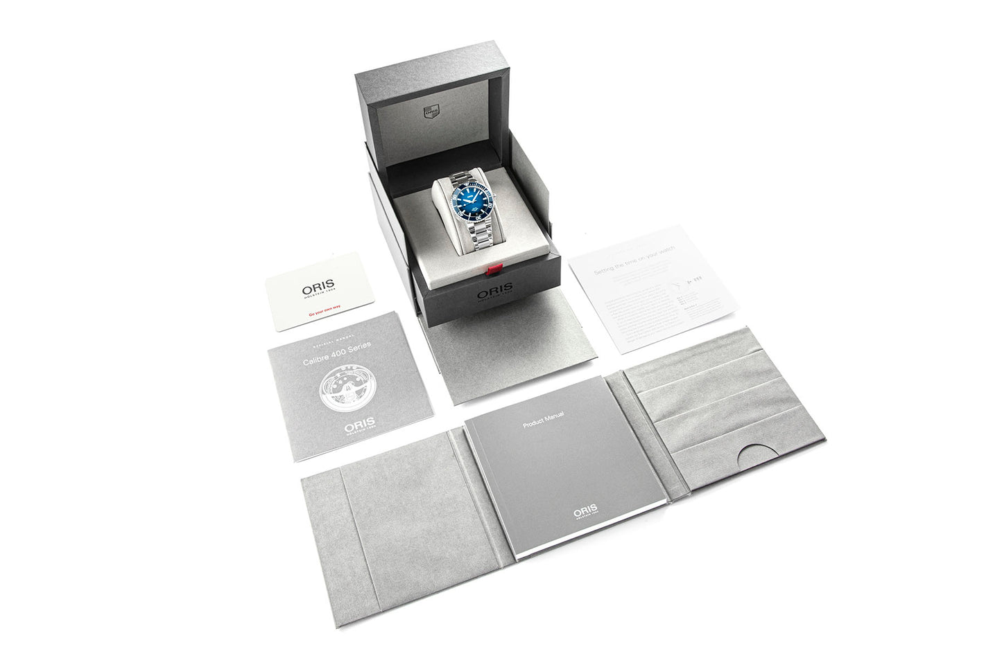 ORIS Aquis Date Caliber 400 with Stainless Steel Bracelet