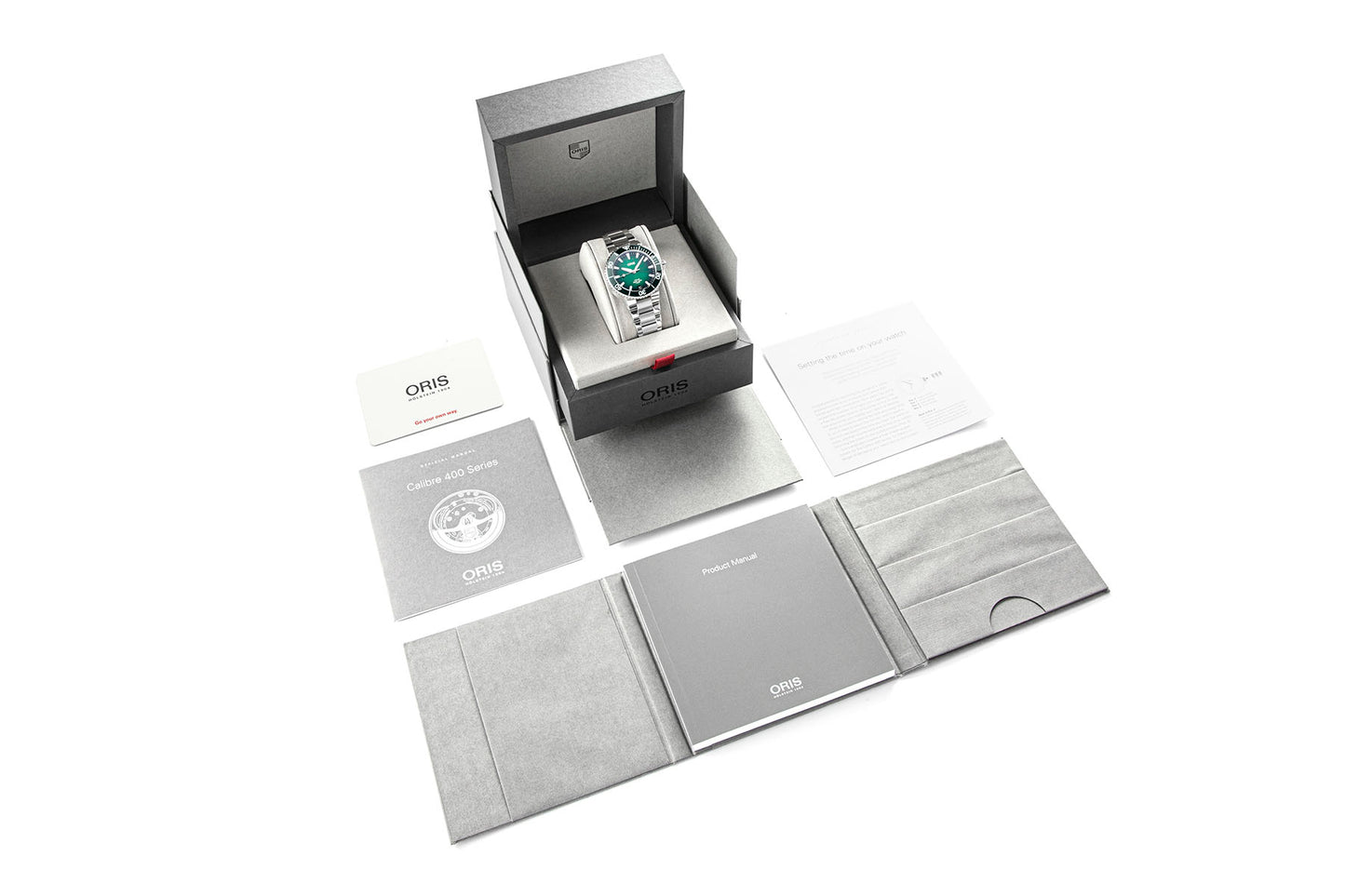 ORIS Aquis Date Caliber 400 with Stainless Steel Bracelet