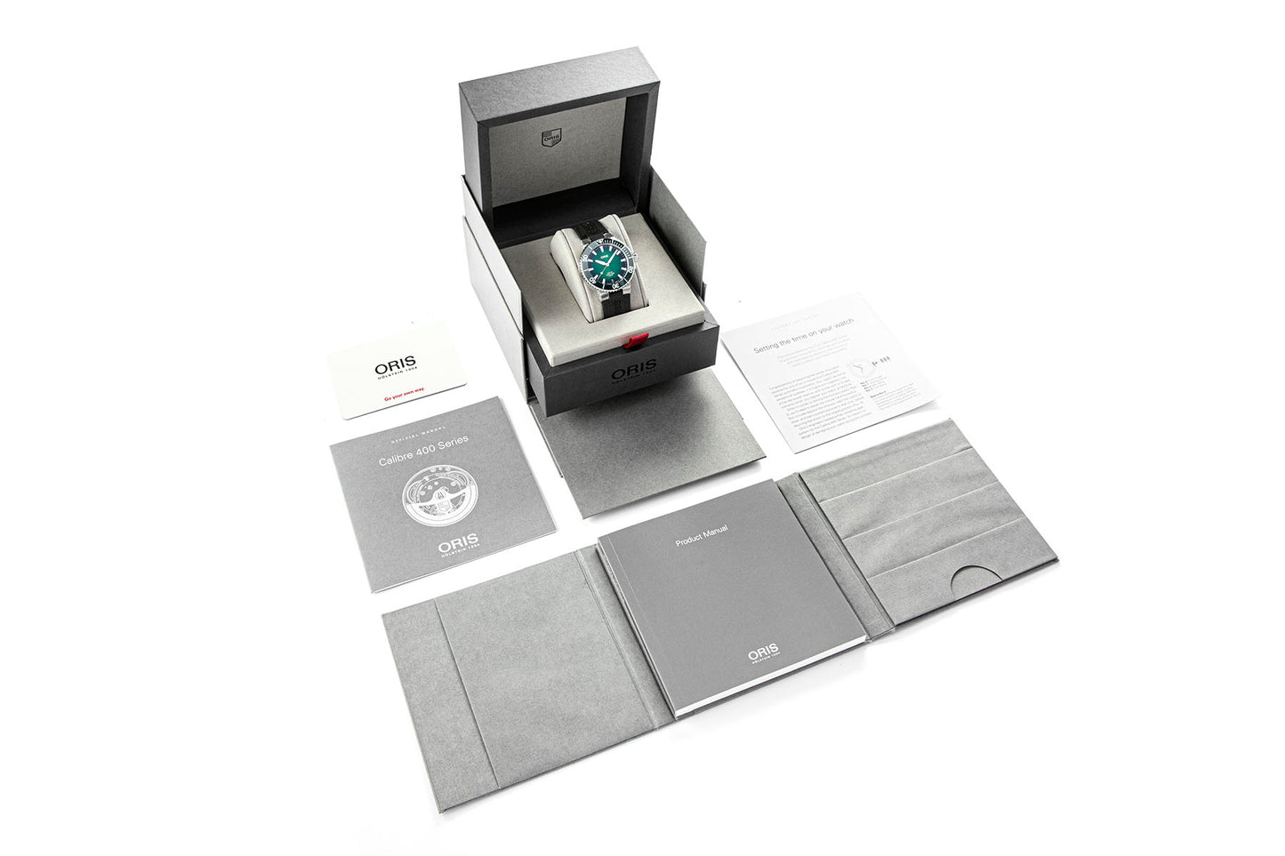 ORIS Aquis Date Caliber 400 with Rubber Strap