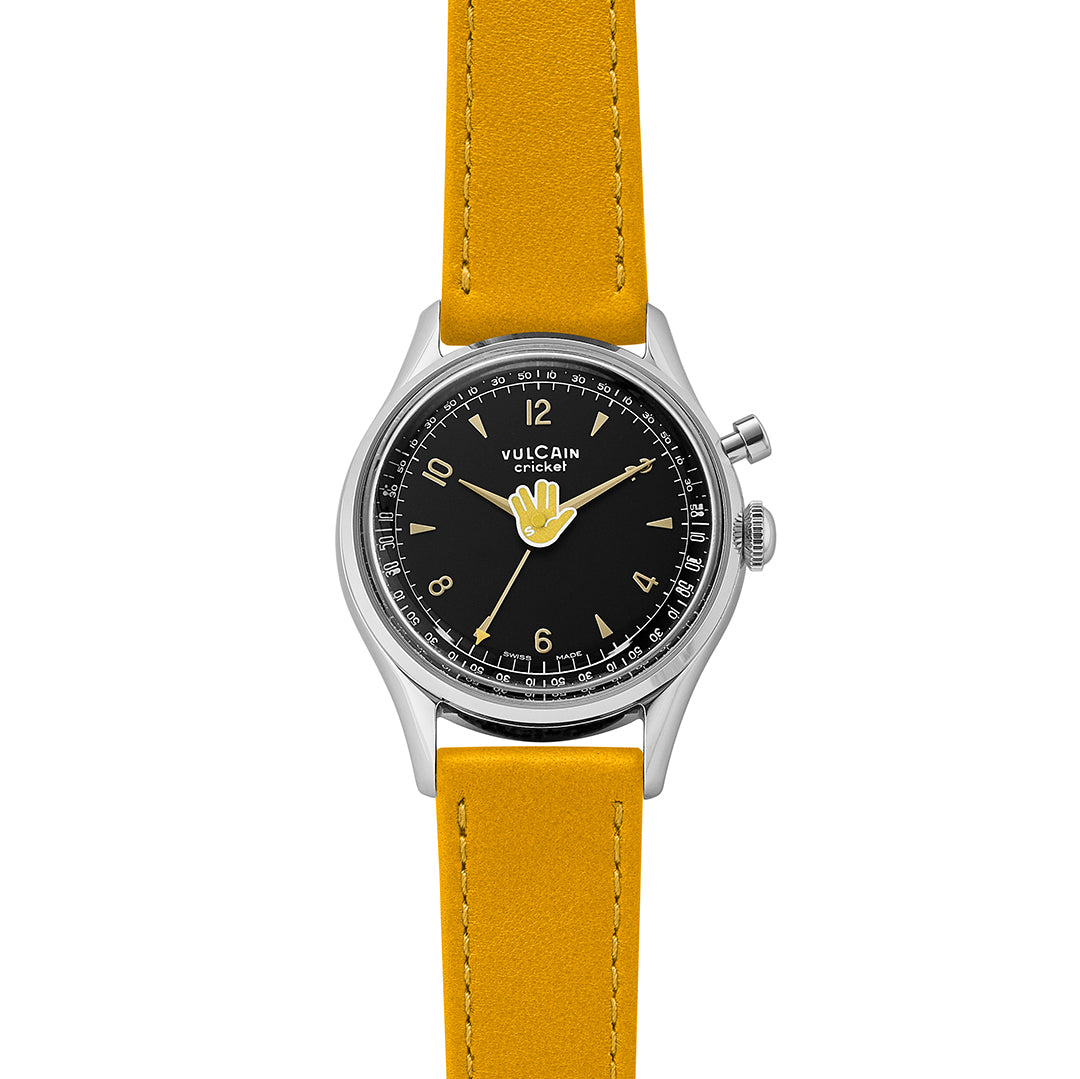 Vulcain × Seconde/Seconde/ × Revolution Cricket Tradition “Vulcain Salute” 36mm Yellow