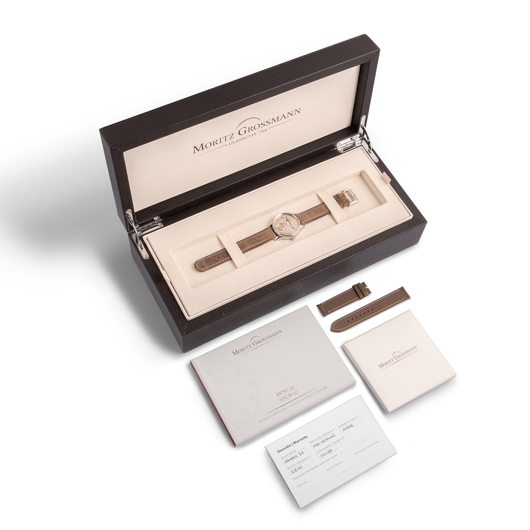 Grail Watch 9.1: Moritz Grossmann × Kari Voutilainen Benu 37 Stainless Steel ‘German Silver’ (Private Link)