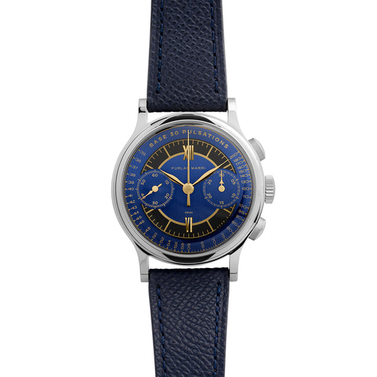Furlan Marri x Auro x Revo - Flyback Chronographs 3199-A ‘Honey Blue Flyback’