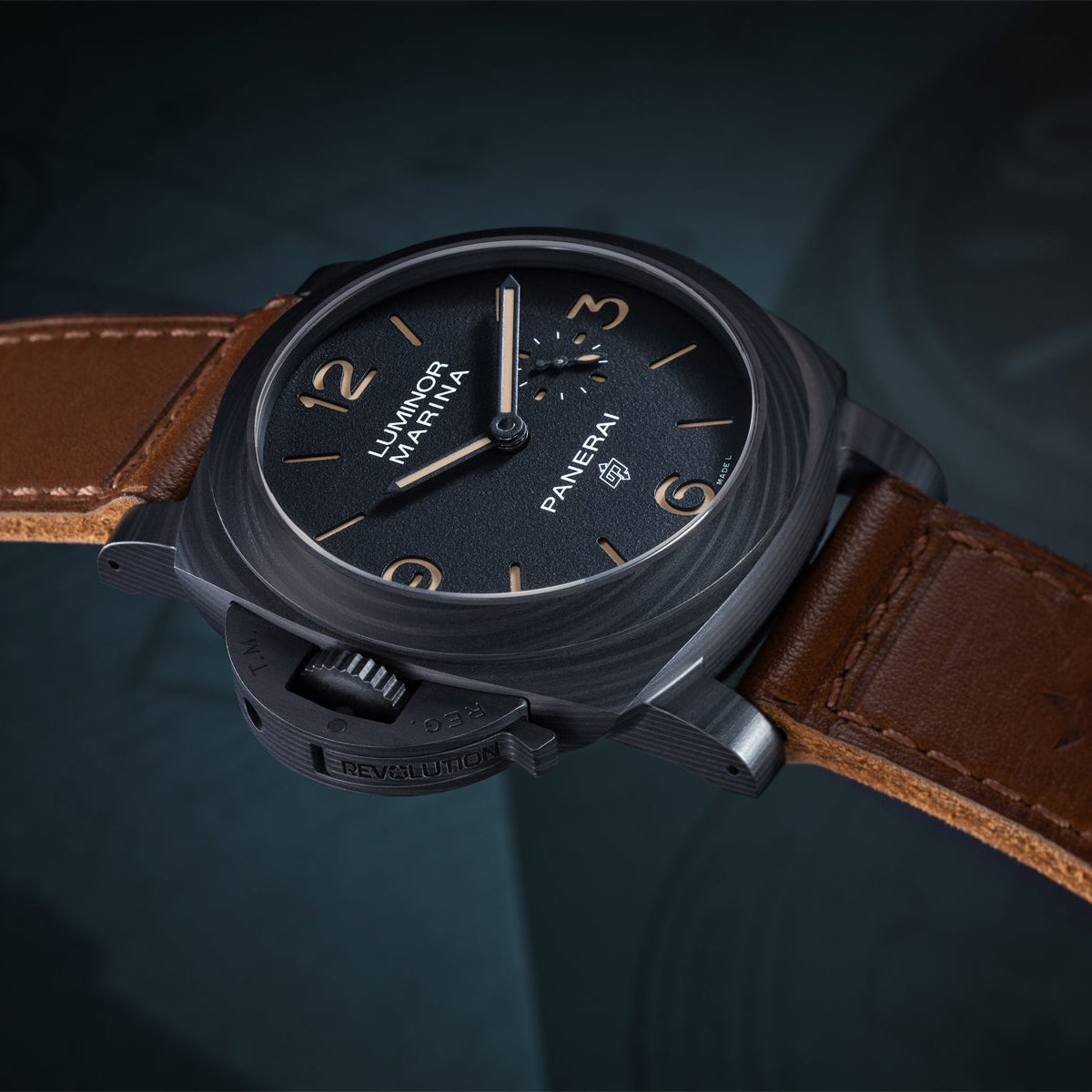 Panerai x Revolution Luminor Marina Carbotech "Destro" PAM01708