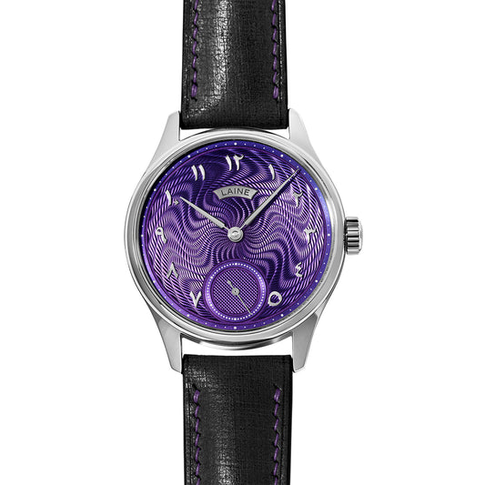 Laine x Revolution Purple Double Guilloché Dial "One Love" (Hindu)