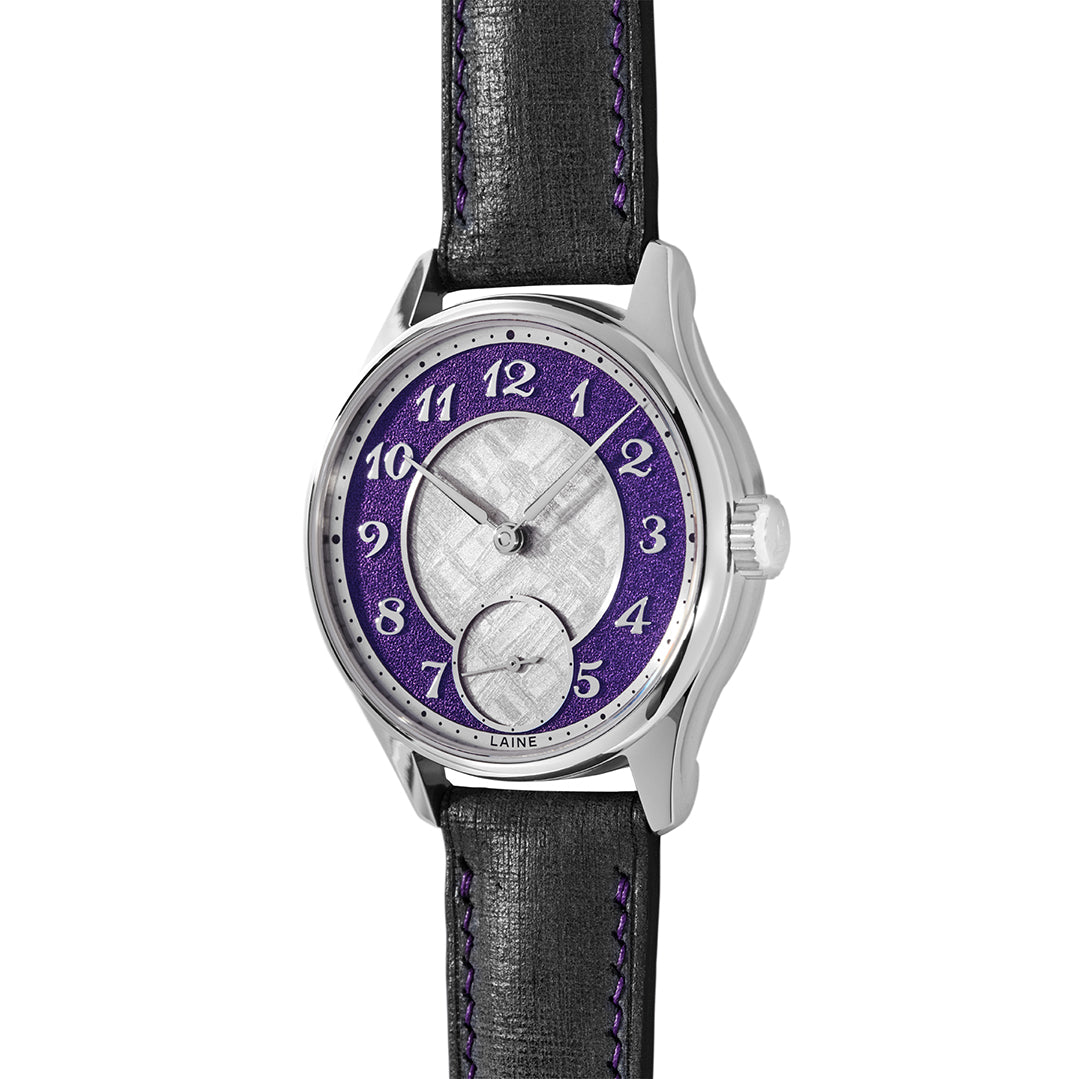 Laine x Revolution Purple Dial Frosted with Meteorite Center "One Love" (Breguet)