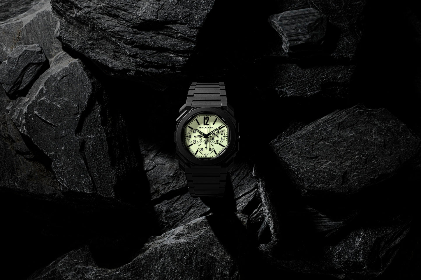 Bvlgari Octo Finissimo Ceramic Chronograph GMT “Nuclear Option” for Revolution & The Rake